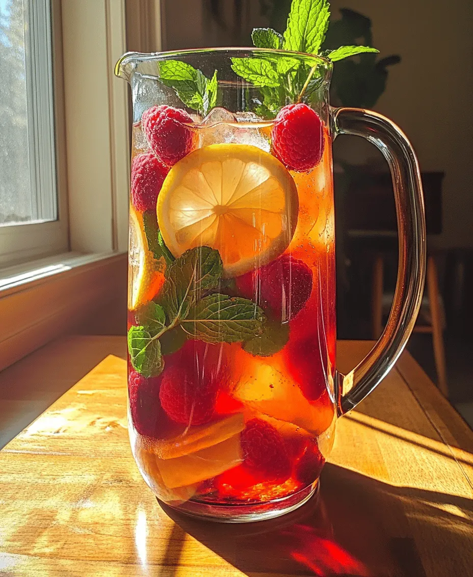 As the sun warms the days and the temperature rises, nothing quite quenches the thirst like a cold, refreshing iced tea. This beloved beverage, steeped in tradition and enjoyed worldwide, offers a delightful way to stay hydrated while savoring a multitude of flavors. Among the various types of iced tea, Earl Grey stands out, known for its aromatic blend of black tea enriched with the distinctive citrus notes of bergamot. When paired with the sweet-tart flavor of fresh raspberries, Earl Grey transforms into an invigorating drink perfect for summer gatherings, picnics, or a quiet afternoon on the patio.