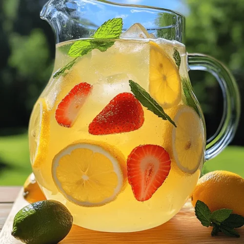 As the sun shines brighter and the days grow warmer, nothing quenches thirst quite like a tall, refreshing glass of lemonade. This classic summer beverage, with its perfect balance of tartness and sweetness, has been a staple of summertime gatherings for generations. Whether it’s enjoyed at backyard barbecues, picnics in the park, or simply on a lazy afternoon, lemonade represents the essence of summer. But why settle for the ordinary when you can elevate your lemonade experience with a vibrant twist? Enter "Sunshine Citrus Lemonade," a delightful recipe that not only tantalizes the taste buds but also dazzles the eyes with its aesthetic appeal.