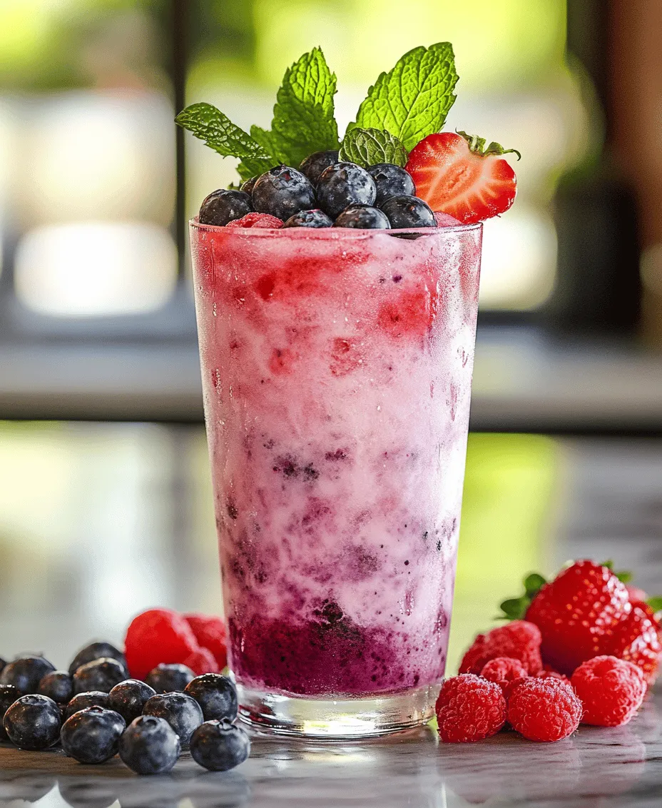 As the sun shines brighter and the days grow warmer, there's nothing quite like a refreshing beverage to cool down and invigorate your senses. Enter the Berry Bliss Splash, a delightful concoction that combines the luscious flavors of fresh berries with the zing of citrus and the refreshment of coconut or sparkling water. This drink not only quenches your thirst but also offers a multitude of health benefits, making it a perfect choice for health-conscious consumers looking for a delicious yet nutritious refreshment.