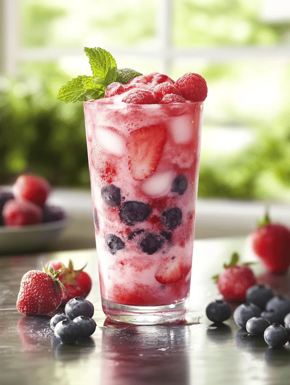As the sun shines brighter and the days grow warmer, there's nothing quite like a refreshing beverage to cool down and invigorate your senses. Enter the Berry Bliss Splash, a delightful concoction that combines the luscious flavors of fresh berries with the zing of citrus and the refreshment of coconut or sparkling water. This drink not only quenches your thirst but also offers a multitude of health benefits, making it a perfect choice for health-conscious consumers looking for a delicious yet nutritious refreshment.