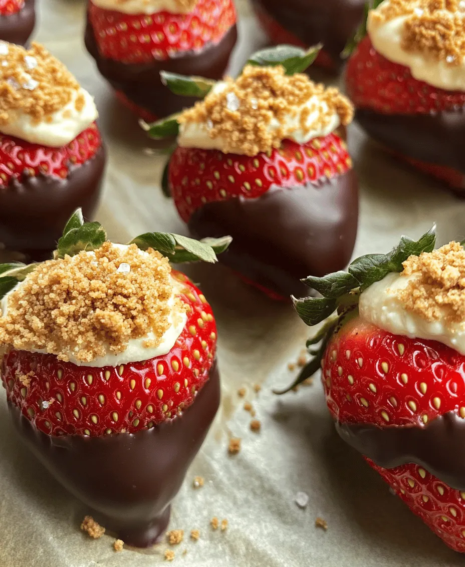 Chocolate-Covered Cheesecake Strawberries are the epitome of indulgent desserts that seamlessly blend simplicity and elegance. Imagine the luscious creaminess of cheesecake filling enveloped in a smooth layer of rich chocolate, all resting atop a juicy, ripe strawberry. This delightful treat not only satisfies your sweet tooth but also adds a touch of sophistication to any gathering. Perfect for celebrations, romantic evenings, or casual get-togethers, these strawberries cater to all occasions, making them a favorite among dessert enthusiasts.