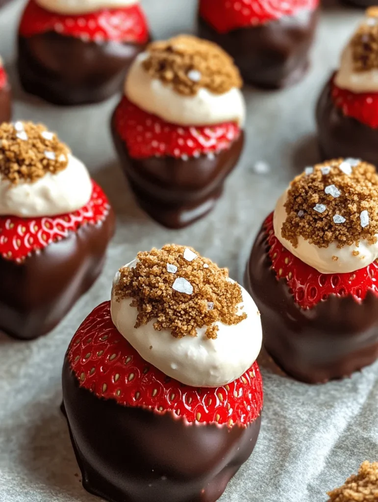 Chocolate-Covered Cheesecake Strawberries are the epitome of indulgent desserts that seamlessly blend simplicity and elegance. Imagine the luscious creaminess of cheesecake filling enveloped in a smooth layer of rich chocolate, all resting atop a juicy, ripe strawberry. This delightful treat not only satisfies your sweet tooth but also adds a touch of sophistication to any gathering. Perfect for celebrations, romantic evenings, or casual get-togethers, these strawberries cater to all occasions, making them a favorite among dessert enthusiasts.