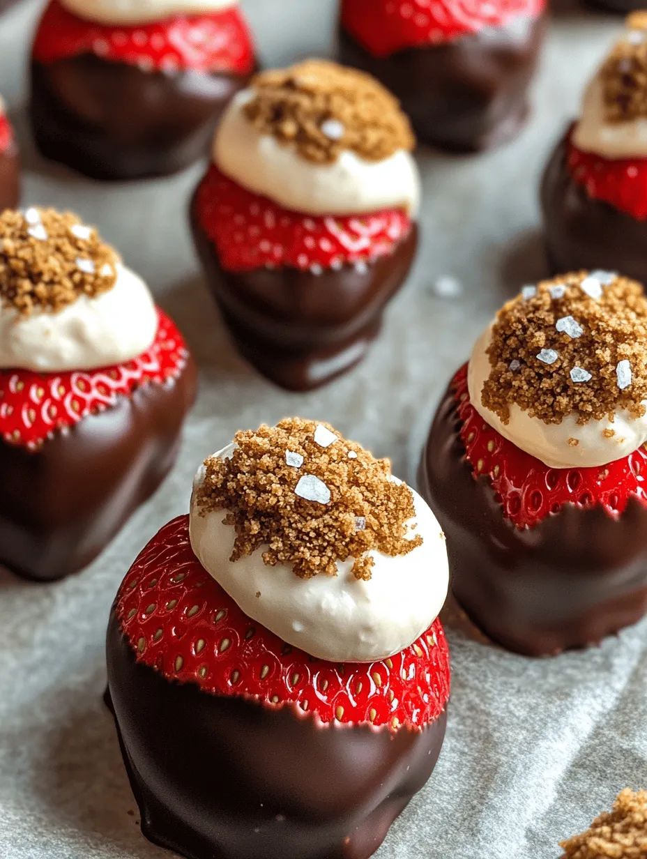 Chocolate-Covered Cheesecake Strawberries are the epitome of indulgent desserts that seamlessly blend simplicity and elegance. Imagine the luscious creaminess of cheesecake filling enveloped in a smooth layer of rich chocolate, all resting atop a juicy, ripe strawberry. This delightful treat not only satisfies your sweet tooth but also adds a touch of sophistication to any gathering. Perfect for celebrations, romantic evenings, or casual get-togethers, these strawberries cater to all occasions, making them a favorite among dessert enthusiasts.