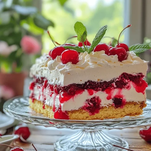If you're searching for a dessert that will leave your guests raving and your taste buds dancing, look no further than the Cherry Poke Cake. This delightful treat combines the moistness of a classic cake with a burst of fruity flavor, making it a favorite at gatherings, celebrations, and family dinners alike. With its vibrant cherry filling and luscious whipped cream topping, Cherry Poke Cake is as visually appealing as it is delicious.