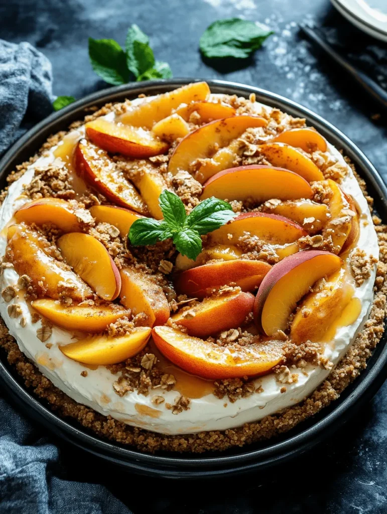 Peach Cobbler Cheesecake Delight is a culinary masterpiece that brilliantly fuses two beloved desserts into one extraordinary treat. Imagine the creamy, velvety texture of a classic cheesecake, intermingled with the warm, fruity essence of freshly baked peach cobbler. This dessert isn't just a feast for the palate; it’s a visual delight that captures the spirit of summer and the comfort of home baking. Whether you are hosting a summer barbecue, celebrating a family gathering, or simply looking to impress at a potluck, this dessert is sure to steal the show and leave guests asking for seconds.