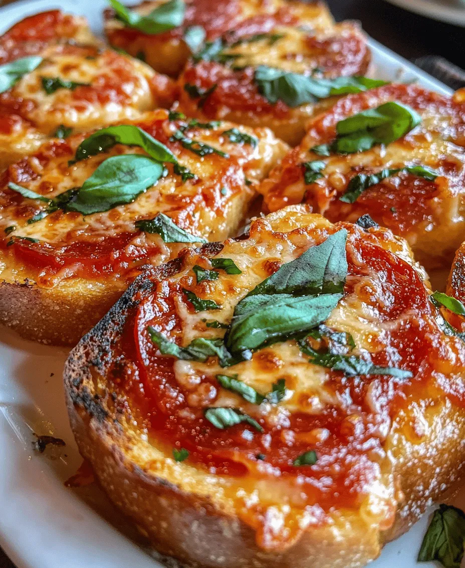 Mini Garlic Toast Pizzas are the quintessential snack that checks all the boxes for a quick, delicious, and universally loved dish. Whether you're hosting a casual get-together, enjoying a movie night at home, or simply looking for a delightful dinner option, these bite-sized pizzas are guaranteed to please. The magic lies in their combination of crispy garlic bread, a gooey layer of cheese, and a plethora of customizable toppings, making them a crowd favorite for all ages.