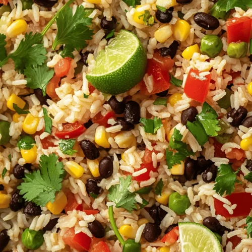 To truly appreciate the Fiesta One Pot Mexican Rice, it’s essential to explore the ingredients that contribute to its irresistible flavor and nutritional profile. Each component plays a vital role, enhancing both taste and health benefits. Let’s delve into these ingredients and discover how they come together to create this delightful meal.