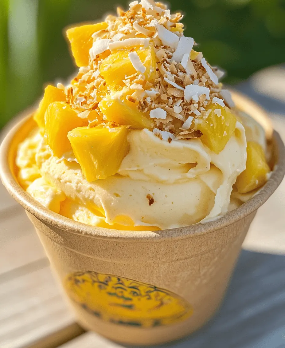 In recent years, healthy frozen desserts have surged in popularity, attracting health-conscious individuals and dessert lovers alike. As the demand for guilt-free indulgences grows, more people are seeking alternatives that don’t compromise on flavor or satisfaction. Enter the Tropical Pineapple Soft Serve—a delectable treat that perfectly embodies the essence of summer with its refreshing taste and tropical flavors. This recipe is not only a delightful escape to a sun-soaked island but also a nutritious option that can be enjoyed by individuals of all ages, making it a fantastic addition to family gatherings, parties, or a simple afternoon snack.