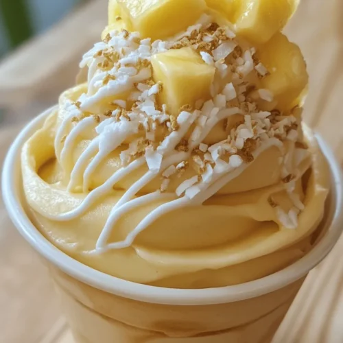 In recent years, healthy frozen desserts have surged in popularity, attracting health-conscious individuals and dessert lovers alike. As the demand for guilt-free indulgences grows, more people are seeking alternatives that don’t compromise on flavor or satisfaction. Enter the Tropical Pineapple Soft Serve—a delectable treat that perfectly embodies the essence of summer with its refreshing taste and tropical flavors. This recipe is not only a delightful escape to a sun-soaked island but also a nutritious option that can be enjoyed by individuals of all ages, making it a fantastic addition to family gatherings, parties, or a simple afternoon snack.