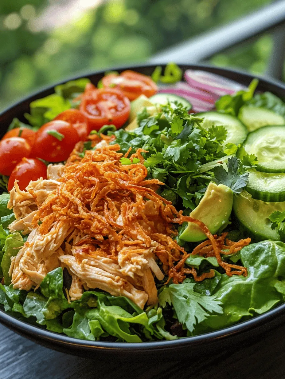 The Bang Bang Chicken Salad has gained immense popularity recently, especially among those looking to indulge in a meal that is as healthy as it is satisfying. This salad is an excellent representation of how one can enjoy a protein-packed dish while still incorporating an abundance of fresh vegetables. The vibrant flavors and unique textures make it a go-to choice for lunch or dinner, especially during warmer months when fresh produce is at its peak.