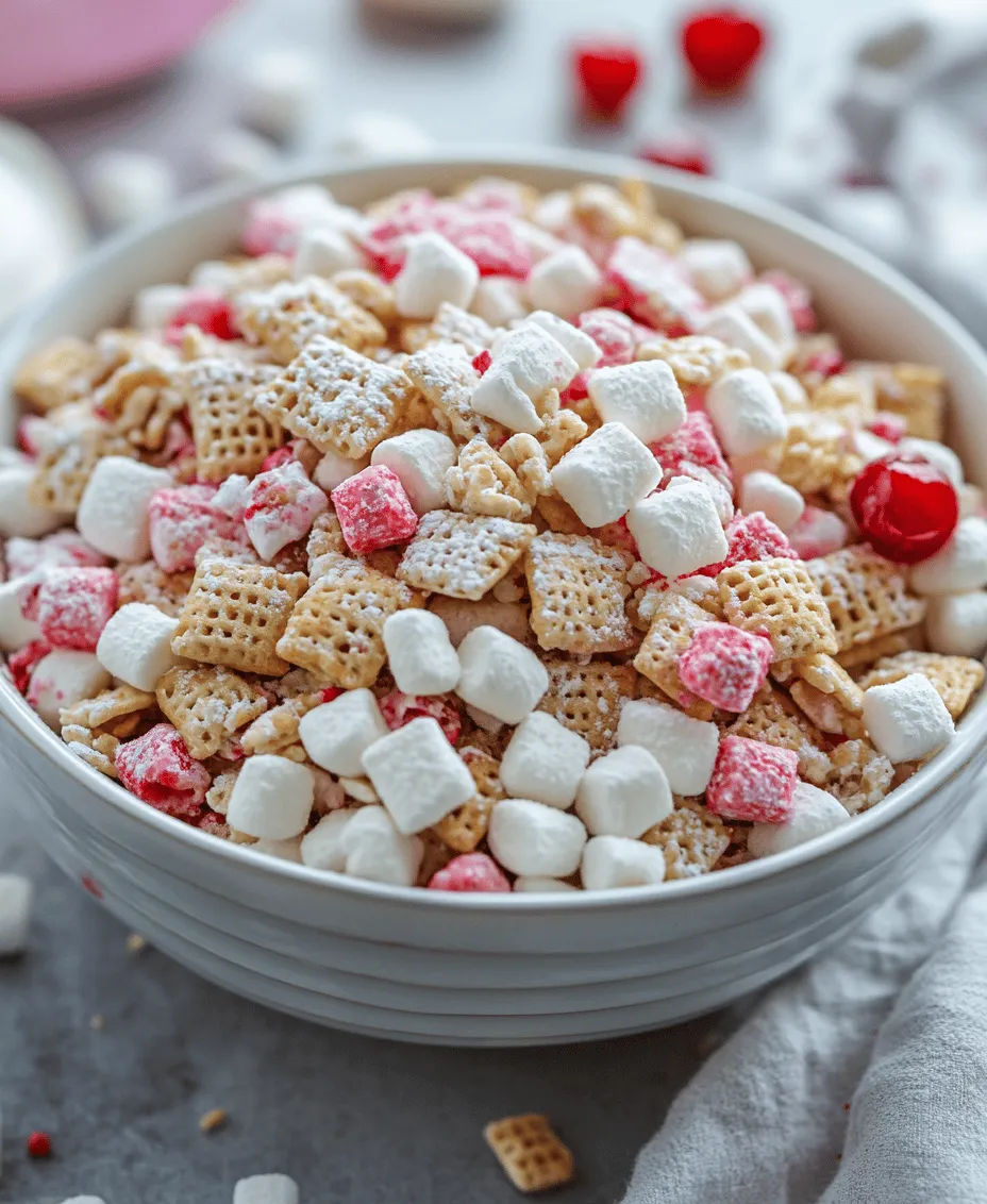 If you're on the hunt for a delightful snack that combines the nostalgic flavors of childhood treats with the sophisticated taste of dessert, look no further than Cherry Cheesecake Puppy Chow Delight. This fun, sweet snack is not only visually appealing but also an irresistible combination of flavors that will leave your taste buds tingling. With its creamy texture and refreshing cherry undertones, this unique twist on the popular puppy chow recipe stands out as a must-try for dessert lovers and snack enthusiasts alike.