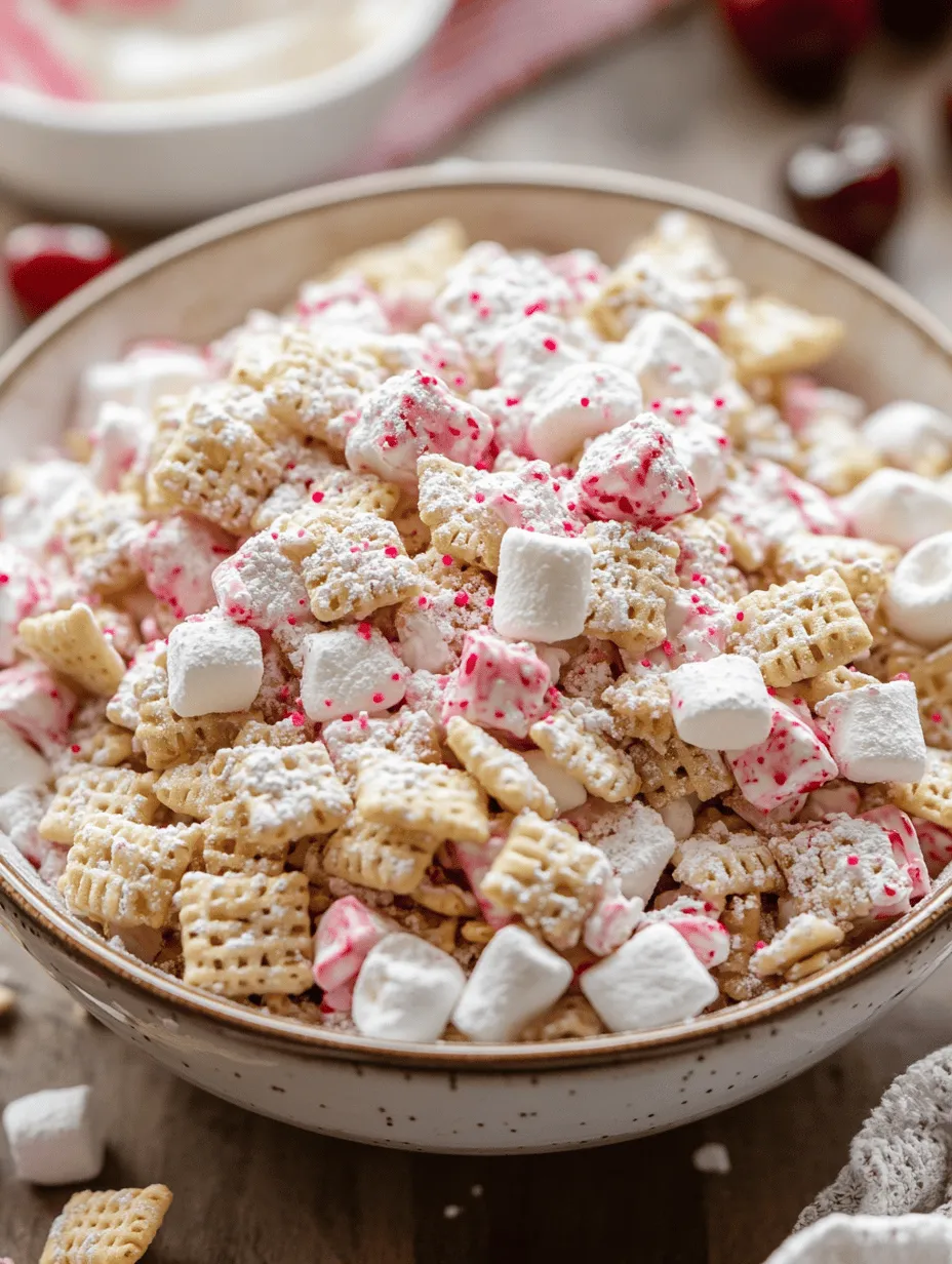 If you're on the hunt for a delightful snack that combines the nostalgic flavors of childhood treats with the sophisticated taste of dessert, look no further than Cherry Cheesecake Puppy Chow Delight. This fun, sweet snack is not only visually appealing but also an irresistible combination of flavors that will leave your taste buds tingling. With its creamy texture and refreshing cherry undertones, this unique twist on the popular puppy chow recipe stands out as a must-try for dessert lovers and snack enthusiasts alike.