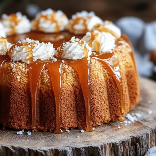 Kentucky Butter Cake is a beloved dessert that has stood the test of time, captivating sweet tooths across the United States, particularly in the South. Known for its moist and buttery texture, this cake is often served at gatherings, celebrations, and family reunions. It’s a classic that embodies the essence of Southern hospitality and home-cooked comfort. However, in the ever-evolving world of baking, innovative twists on traditional recipes are always welcome. Enter the Salted Caramel Kentucky Butter Cake, a delightful variation that elevates the original with a luscious salted caramel sauce that adds complexity and decadence to each bite.