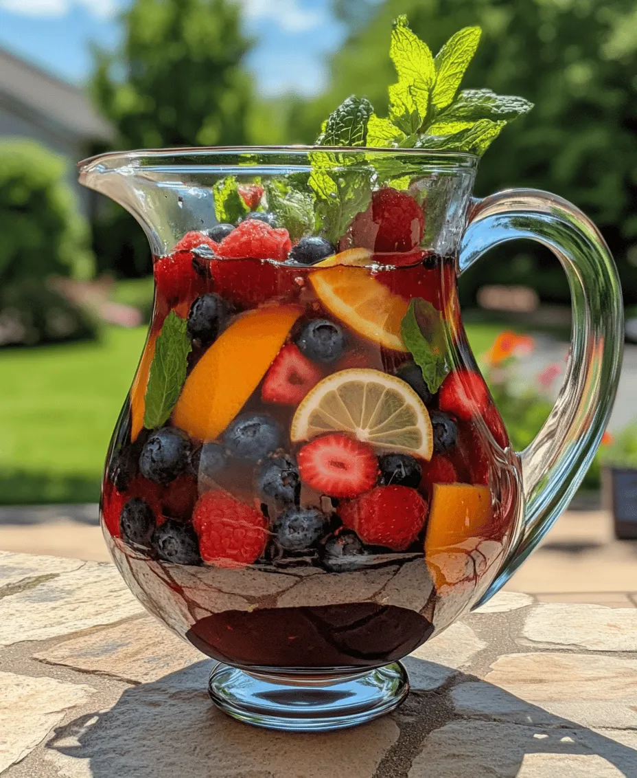 Sangria is a beloved beverage that has captured the hearts of many with its vibrant colors, refreshing flavors, and festive spirit. Originating from Spain, this delightful drink has evolved into a versatile cocktail that can be adapted to suit various occasions, tastes, and seasons. Among the many variations of sangria, the Sparkling Red White Blue Sangria stands out as a perfect choice for celebrations, particularly patriotic holidays like Independence Day. With its striking red, white, and blue hues, this sangria not only embodies the spirit of the occasion but also serves as a delightful refresher on warm summer days.