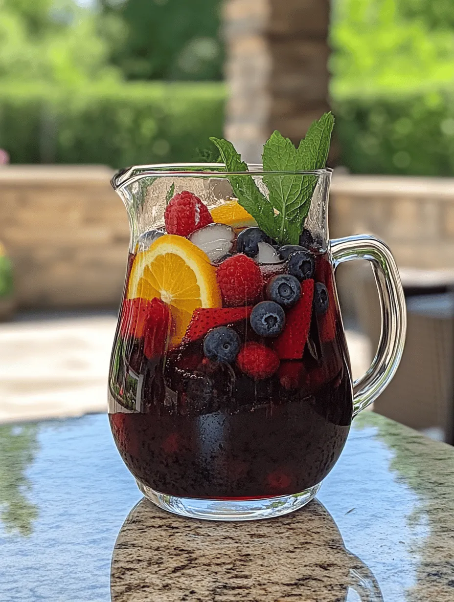 Sangria is a beloved beverage that has captured the hearts of many with its vibrant colors, refreshing flavors, and festive spirit. Originating from Spain, this delightful drink has evolved into a versatile cocktail that can be adapted to suit various occasions, tastes, and seasons. Among the many variations of sangria, the Sparkling Red White Blue Sangria stands out as a perfect choice for celebrations, particularly patriotic holidays like Independence Day. With its striking red, white, and blue hues, this sangria not only embodies the spirit of the occasion but also serves as a delightful refresher on warm summer days.