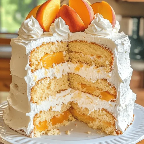 When summer rolls around, there's something undeniably enchanting about the allure of peaches. These sun-ripened fruits, with their sweet, juicy flesh and fragrant aroma, are a highlight of the season, especially in desserts. Among the many ways to celebrate these delightful fruits, the Peaches and Cream Layer Cake stands out as a refreshing and indulgent choice. This cake perfectly encapsulates the essence of summer, combining the natural sweetness of fresh peaches with the rich, creamy flavor of a luscious frosting.