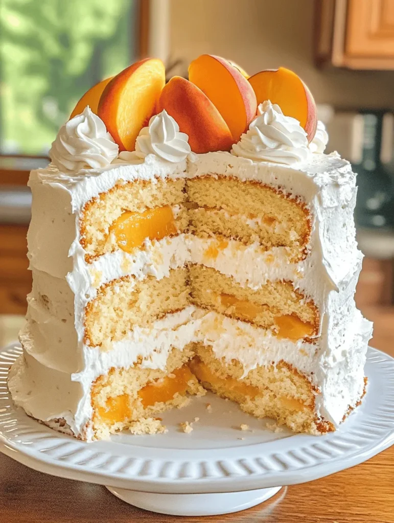 When summer rolls around, there's something undeniably enchanting about the allure of peaches. These sun-ripened fruits, with their sweet, juicy flesh and fragrant aroma, are a highlight of the season, especially in desserts. Among the many ways to celebrate these delightful fruits, the Peaches and Cream Layer Cake stands out as a refreshing and indulgent choice. This cake perfectly encapsulates the essence of summer, combining the natural sweetness of fresh peaches with the rich, creamy flavor of a luscious frosting.