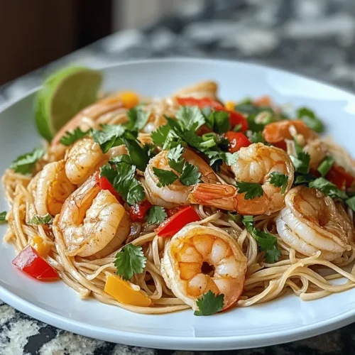 If you’re in search of a quick, flavorful, and satisfying meal, look no further than Spicy Garlic Shrimp Noodles. This dish beautifully marries the delicate taste of shrimp with the robust flavors of garlic and ginger, all enveloped in tender rice noodles. Perfect for weeknight dinners or impressing guests, this recipe is not only simple to prepare but also bursting with health benefits.