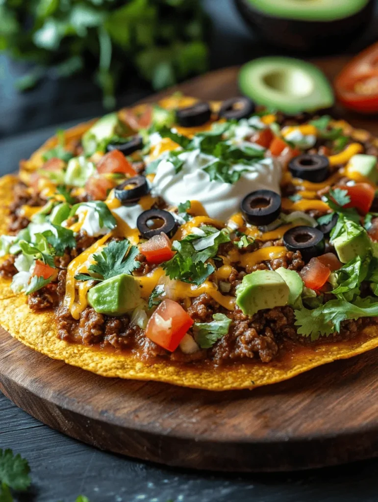 In the realm of culinary creativity, few dishes capture the essence of comfort food quite like tacos and pizza. The Crunchy Taco Mexican Pizza combines the best of both worlds, offering a delightful crunch, a medley of flavors, and an array of fresh toppings that will please any palate. This innovative dish takes the traditional elements of a taco and marries them with the beloved characteristics of pizza, creating a unique dining experience that is both satisfying and enjoyable.