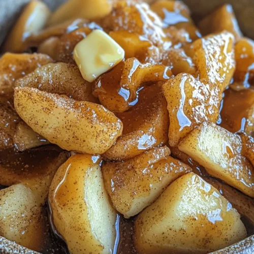 As the crisp air of fall settles in, there’s nothing quite like the aroma of cinnamon and caramel wafting through the kitchen. One dish that perfectly encapsulates this seasonal comfort is Slow Cooker Cracker Barrel Fried Apples. This beloved recipe takes simple Granny Smith apples and transforms them into a mouthwatering treat that is both sweet and slightly tangy, making it an ideal complement to any meal or delightful as a stand-alone dessert. With the ease of a slow cooker, this recipe allows flavors to meld beautifully over time, creating a dish that is as rewarding to prepare as it is to share.