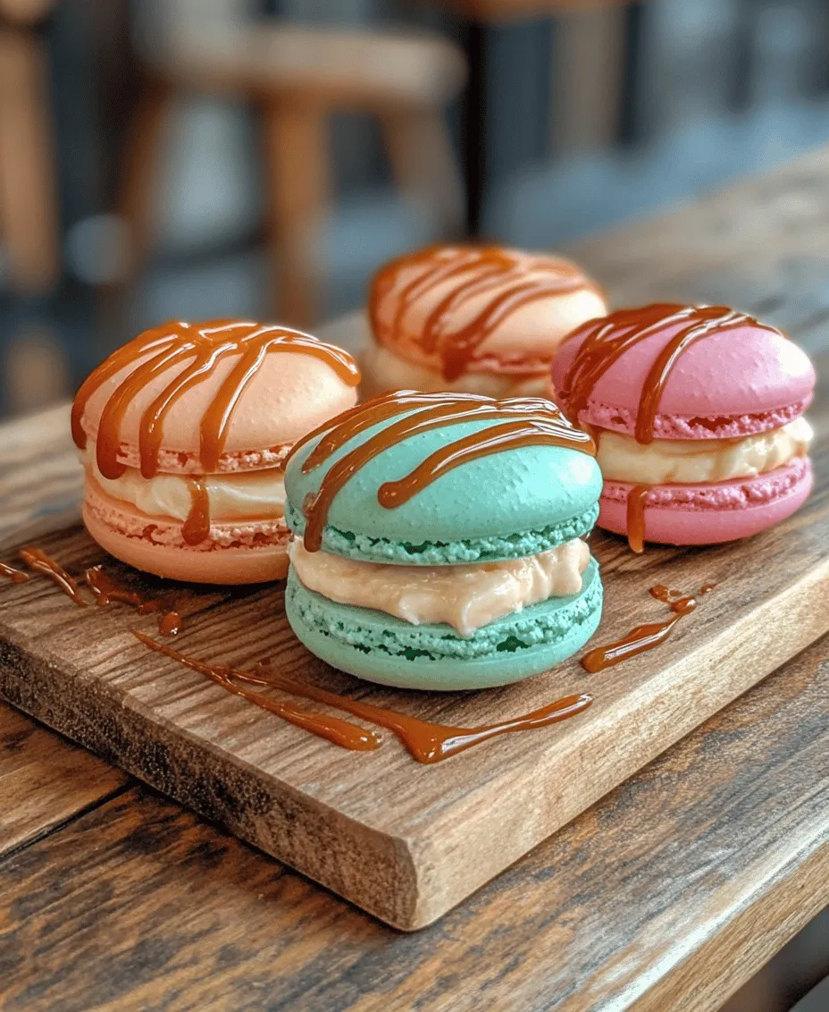 Macarons, those delicate and colorful French pastries, are a beloved treat enjoyed by dessert aficionados around the world. Known for their crisp outer shells and soft, chewy interiors, macarons are a delightful blend of textures and flavors that make them irresistible. They come in a variety of flavors, from classic vanilla to exotic matcha, but today, we will be exploring a unique twist on this classic pastry: Caramel Cheesecake Macarons. These macarons combine the rich, creamy taste of cheesecake with the luxurious sweetness of caramel, creating a delectable dessert that is sure to impress.