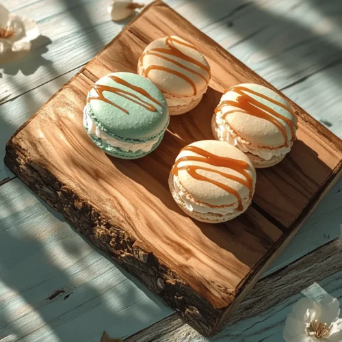 Macarons, those delicate and colorful French pastries, are a beloved treat enjoyed by dessert aficionados around the world. Known for their crisp outer shells and soft, chewy interiors, macarons are a delightful blend of textures and flavors that make them irresistible. They come in a variety of flavors, from classic vanilla to exotic matcha, but today, we will be exploring a unique twist on this classic pastry: Caramel Cheesecake Macarons. These macarons combine the rich, creamy taste of cheesecake with the luxurious sweetness of caramel, creating a delectable dessert that is sure to impress.