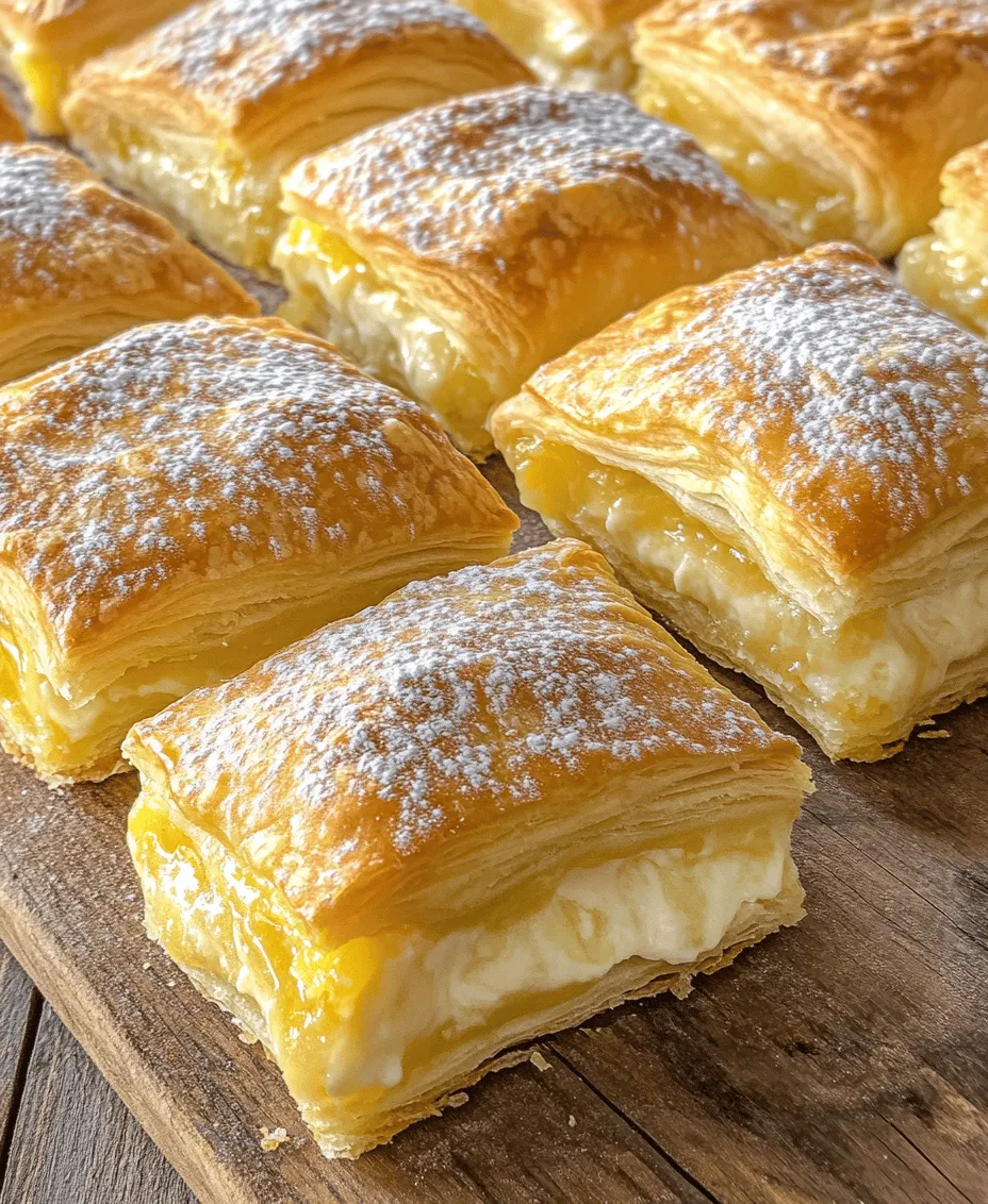 There’s something undeniably delightful about lemon desserts. The bright, tart flavor of lemon invokes feelings of freshness and zest, making it a favorite among many dessert lovers. From tangy lemon bars to refreshing lemon meringue pie, lemon desserts are often associated with warm, sunny days and joyful gatherings. Imagine combining that refreshing lemon flavor with the creamy richness of cheesecake, all wrapped in a flaky crescent roll. This is where the Lemon Cheesecake Crescent Rolls come into play—a dessert that perfectly merges the best of both worlds.