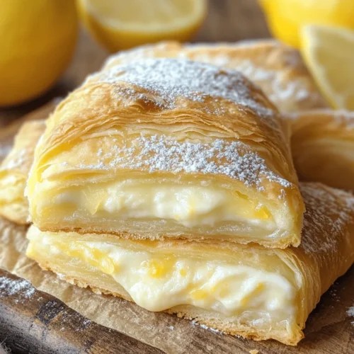 There’s something undeniably delightful about lemon desserts. The bright, tart flavor of lemon invokes feelings of freshness and zest, making it a favorite among many dessert lovers. From tangy lemon bars to refreshing lemon meringue pie, lemon desserts are often associated with warm, sunny days and joyful gatherings. Imagine combining that refreshing lemon flavor with the creamy richness of cheesecake, all wrapped in a flaky crescent roll. This is where the Lemon Cheesecake Crescent Rolls come into play—a dessert that perfectly merges the best of both worlds.