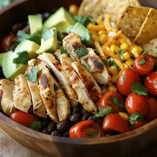 The cornerstone of any great dish is its ingredients. The Southwestern Chopped Chicken Salad features a colorful mix of fresh produce, protein, and flavorful seasonings that come together to create a harmonious balance. Let’s take a closer look at what you'll need to create this delightful salad.