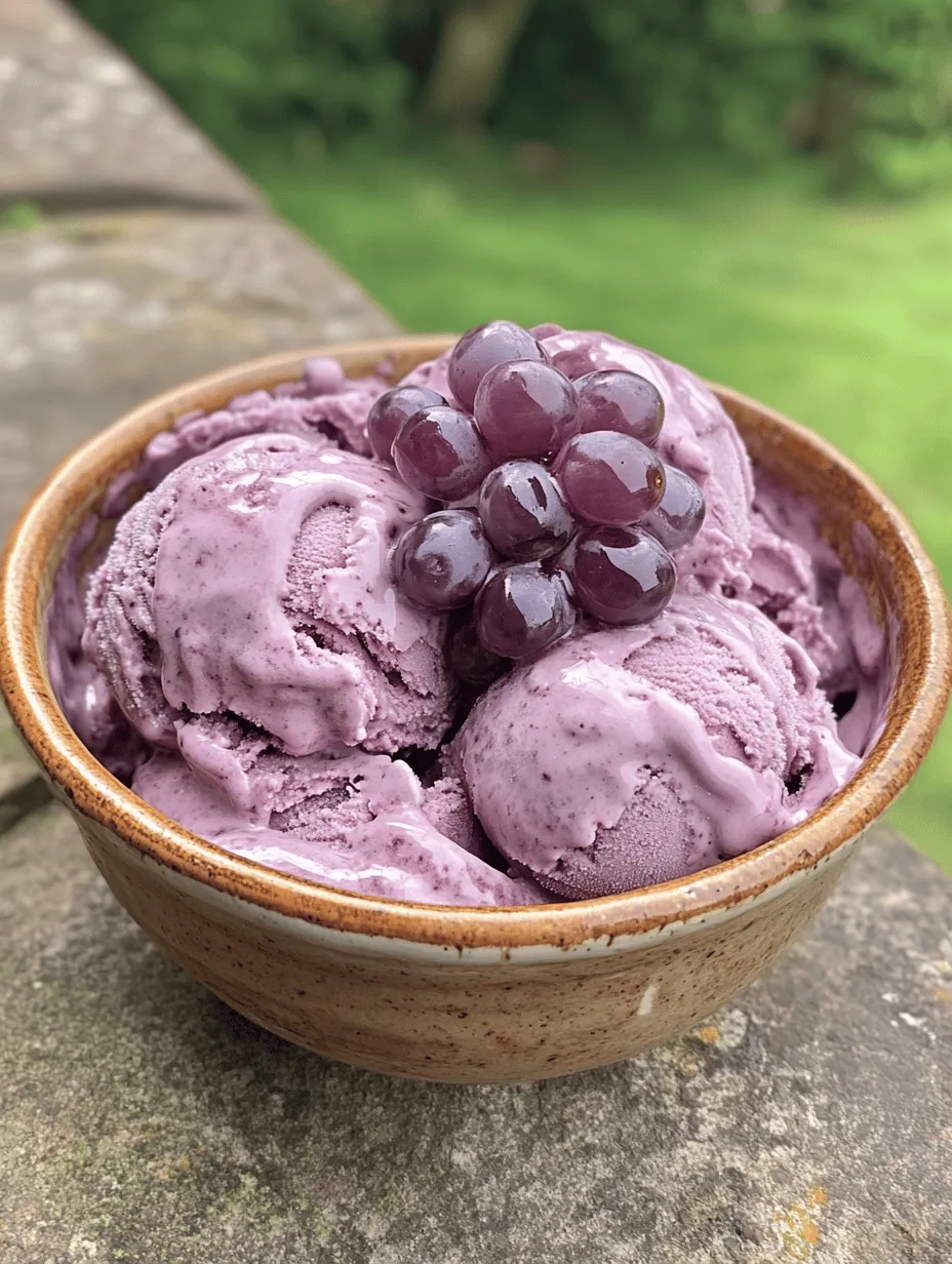 The joy of homemade ice cream is an experience that transcends the simple act of preparing a dessert; it’s about crafting a delicious treat that can bring friends and family together. As the sun shines brightly and the temperatures rise, nothing quite beats the refreshing allure of a cold scoop of ice cream. While traditional flavors like vanilla, chocolate, and strawberry have their charm, venturing into the realm of unconventional flavors can be an exciting culinary adventure. Enter grape juice ice cream—a delightful twist that combines the natural sweetness of grapes with the creamy texture of ice cream.