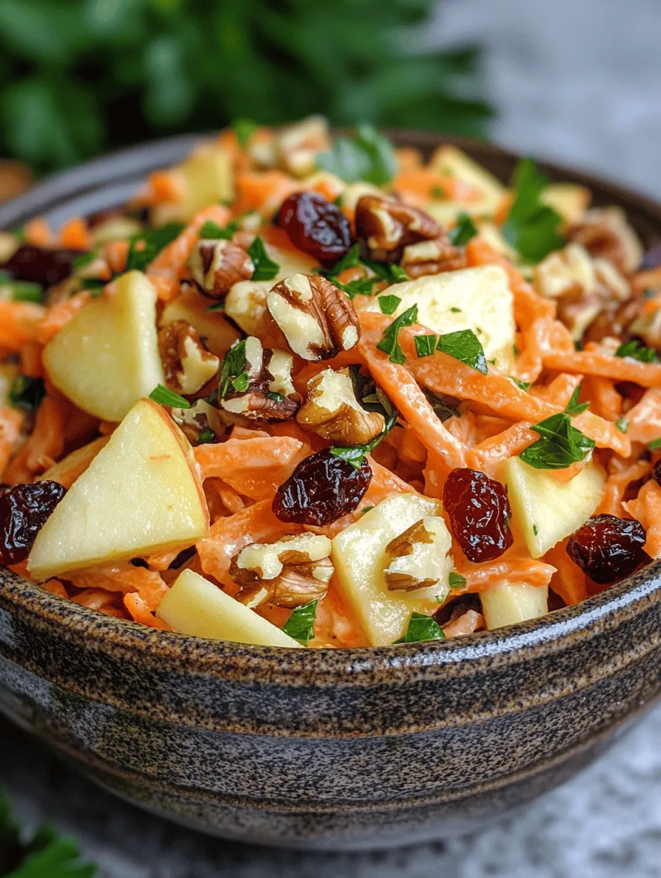 In the world of salads, few dishes deliver the vibrant burst of flavors and textures quite like a refreshing apple cranberry carrot salad. This delightful combination not only tantalizes the taste buds but also offers a plethora of health benefits that make it a perfect addition to any meal. The crispness of fresh apples, the tartness of cranberries, and the earthy sweetness of carrots come together in a harmonious blend, making this salad a favorite among health enthusiasts and casual eaters alike.