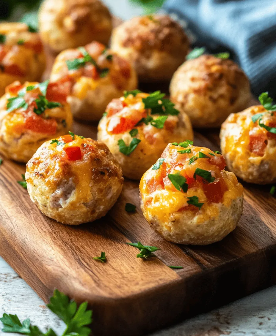 When it comes to appetizers that are both satisfying and easy to prepare, few dishes can compete with Savory Sausage & Cream Cheese Bites. This delectable recipe combines the rich, creamy texture of cream cheese with the hearty flavor of ground pork sausage, elevated by the zesty addition of diced tomatoes with green chilies. Whether you’re hosting a lively gathering, cheering on your favorite team on game day, or just enjoying a cozy night in, these bites are sure to impress your friends and family and leave them coming back for more.