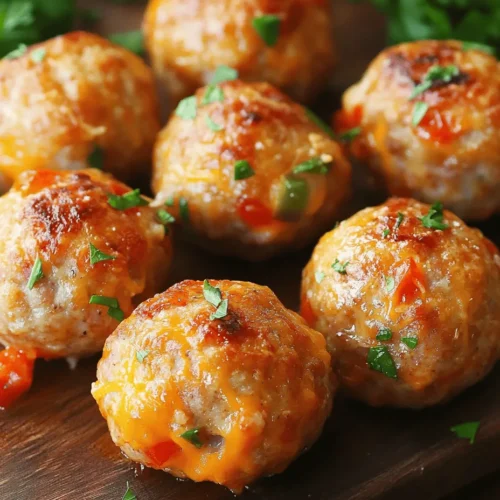 When it comes to appetizers that are both satisfying and easy to prepare, few dishes can compete with Savory Sausage & Cream Cheese Bites. This delectable recipe combines the rich, creamy texture of cream cheese with the hearty flavor of ground pork sausage, elevated by the zesty addition of diced tomatoes with green chilies. Whether you’re hosting a lively gathering, cheering on your favorite team on game day, or just enjoying a cozy night in, these bites are sure to impress your friends and family and leave them coming back for more.