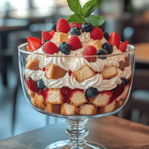 The trifle has a rich history that dates back to the 16th century in England, where it was initially created as a simple dessert made of custard, jelly, and whipped cream. Over the centuries, this dessert has evolved significantly, with various adaptations appearing across cultures. The traditional components of a trifle typically include a sponge cake soaked in sherry or fruit juice, layered with fruits, custard, and whipped cream.