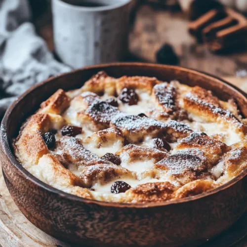 Cinnamon Roll Bread Pudding Delight is a sumptuous dessert that perfectly marries the beloved flavors of cinnamon rolls with the comforting texture of classic bread pudding. This delightful dish is not only easy to prepare but also offers a rich and satisfying experience that is sure to please both the palate and the heart. Imagine biting into a warm, gooey piece of bread pudding infused with the sweet, spicy aroma of cinnamon, enveloped in a creamy custard that melts in your mouth. This recipe is an ideal choice for various occasions — whether you’re hosting a brunch, celebrating a special event, or simply looking to indulge your sweet tooth.