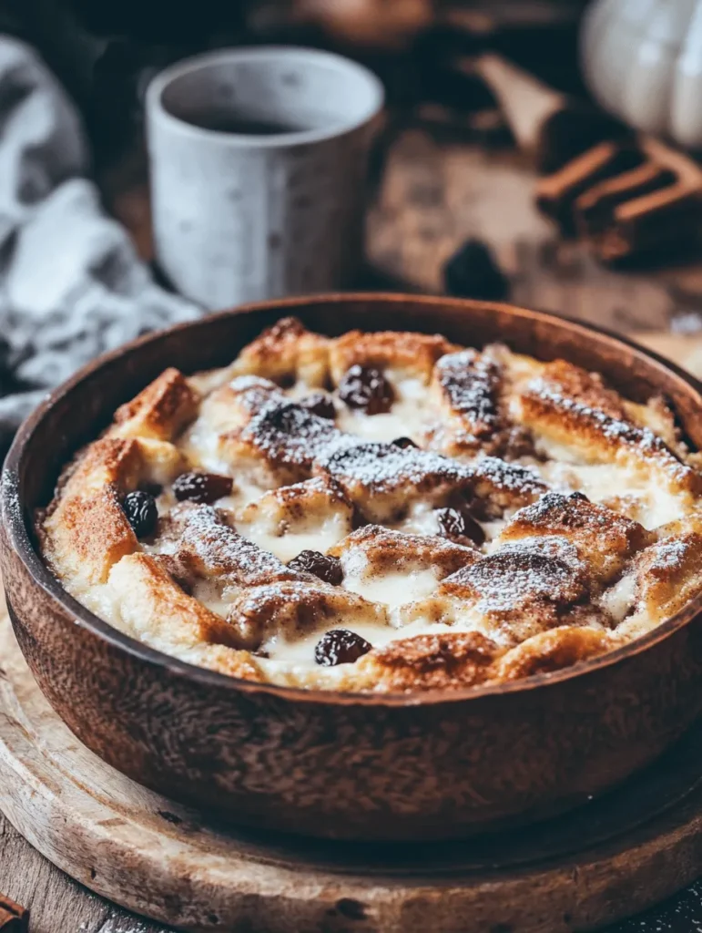 Cinnamon Roll Bread Pudding Delight is a sumptuous dessert that perfectly marries the beloved flavors of cinnamon rolls with the comforting texture of classic bread pudding. This delightful dish is not only easy to prepare but also offers a rich and satisfying experience that is sure to please both the palate and the heart. Imagine biting into a warm, gooey piece of bread pudding infused with the sweet, spicy aroma of cinnamon, enveloped in a creamy custard that melts in your mouth. This recipe is an ideal choice for various occasions — whether you’re hosting a brunch, celebrating a special event, or simply looking to indulge your sweet tooth.