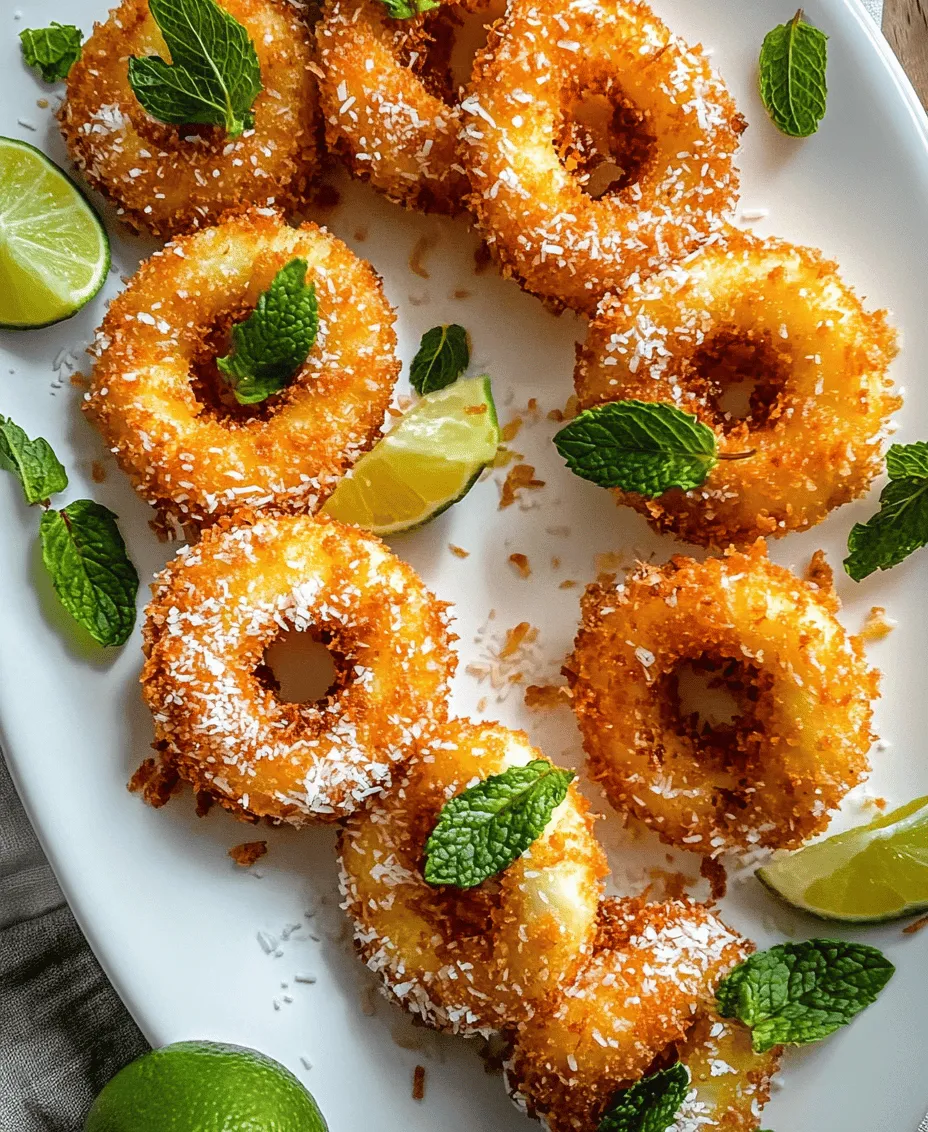 Imagine sinking your teeth into a warm, golden slice of fried pineapple, the sweet juices bursting forth, perfectly complemented by a crispy, coconut crust. This delightful dish brings the essence of tropical cuisine right to your kitchen, making it a standout option for any occasion. Fried pineapple with a coconut crust is not only a tantalizing treat but also a brilliant fusion of textures and tastes that creates a heavenly experience.