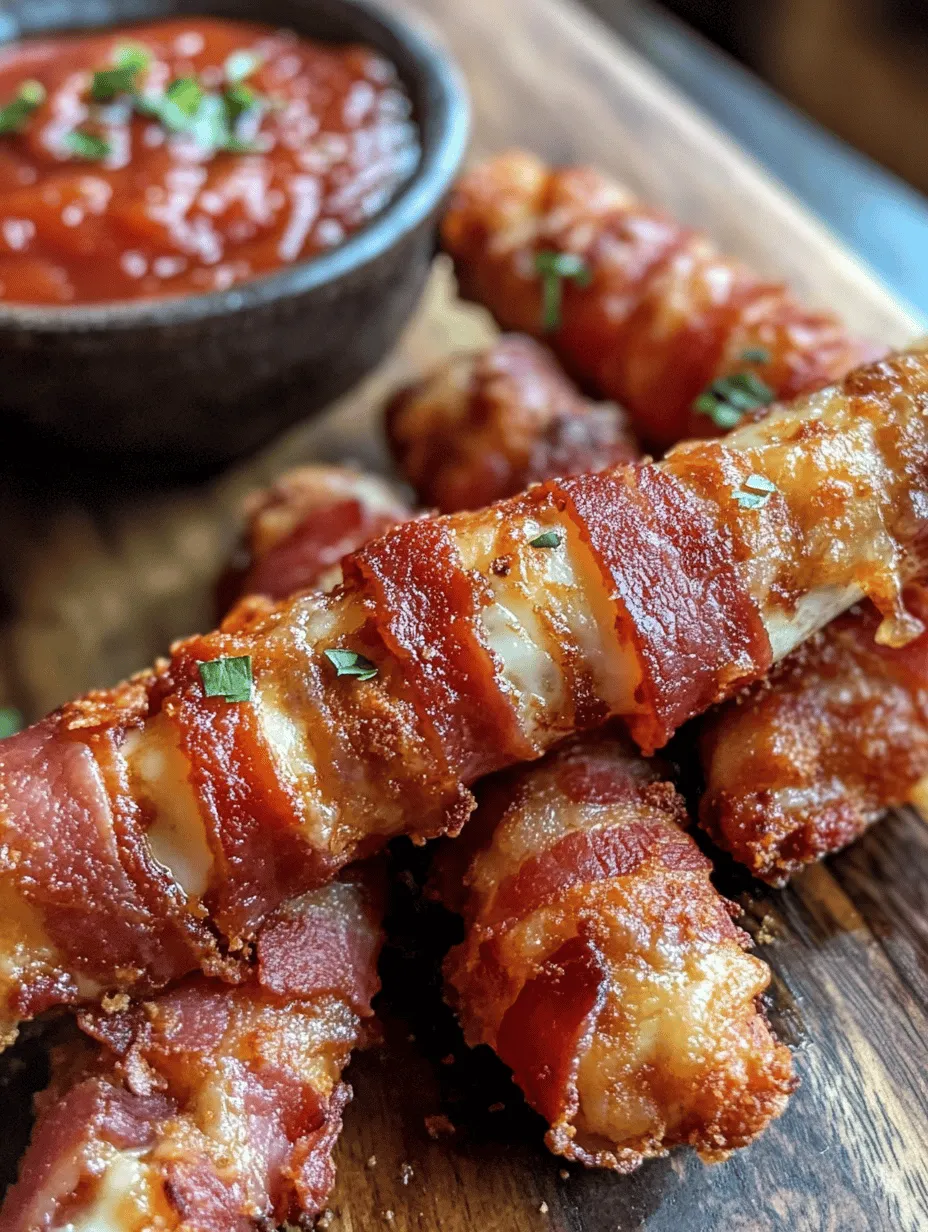 Before embarking on this culinary adventure, let’s take a closer look at the ingredients that will bring this recipe to life. Each component plays a crucial role in achieving the ultimate cheesy bacon-wrapped mozzarella stick.