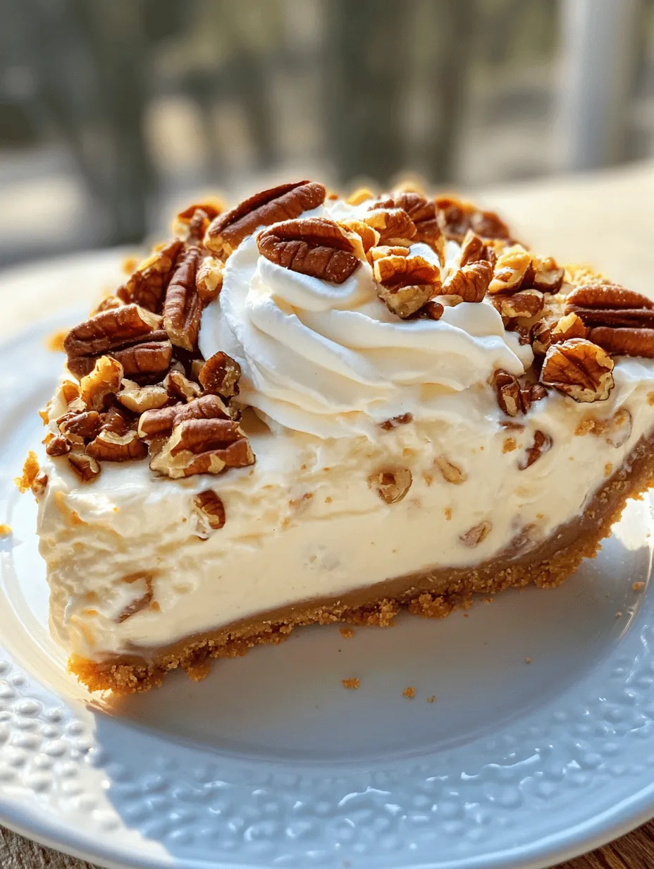 To create the perfect Pecan Heaven Cream Pie, understanding the role of each ingredient is crucial. This pie is composed of three main components: the crust, the pecan filling, and the cream topping. Below, we will break down each ingredient and its significance in crafting this heavenly dessert.