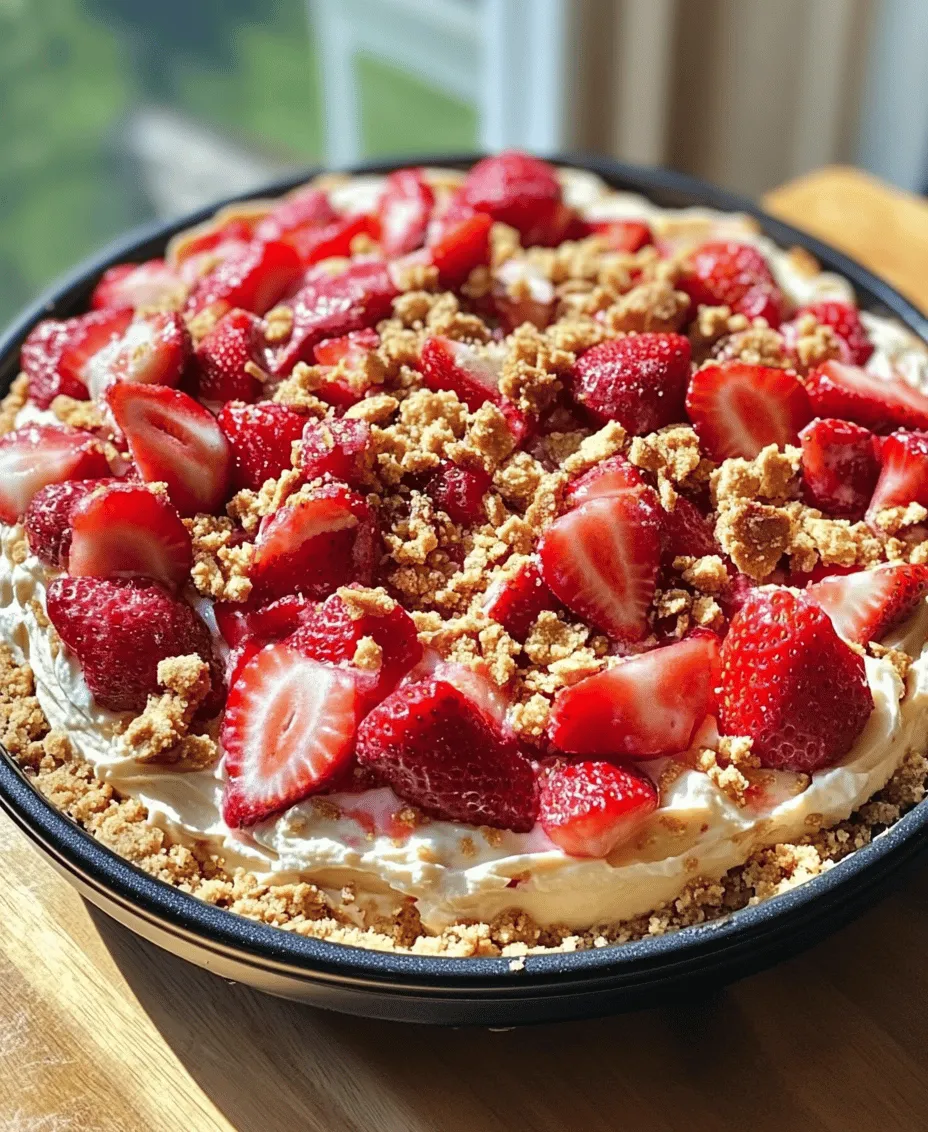 In the realm of desserts, no-bake options have surged in popularity, especially among those looking for a quick yet satisfying treat. No-bake desserts offer an ideal solution for warm weather or busy schedules, allowing you to whip up something enticing without the need for an oven. One such delightful creation is the No-Bake Strawberry Crunch Cheesecake—a dessert that not only pleases the palate but also captivates the eye with its vibrant colors and textures.