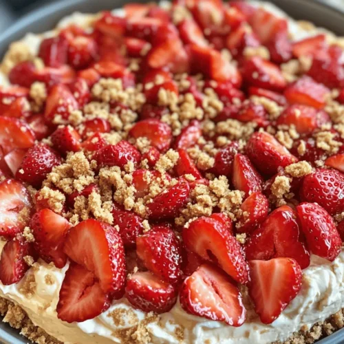 In the realm of desserts, no-bake options have surged in popularity, especially among those looking for a quick yet satisfying treat. No-bake desserts offer an ideal solution for warm weather or busy schedules, allowing you to whip up something enticing without the need for an oven. One such delightful creation is the No-Bake Strawberry Crunch Cheesecake—a dessert that not only pleases the palate but also captivates the eye with its vibrant colors and textures.