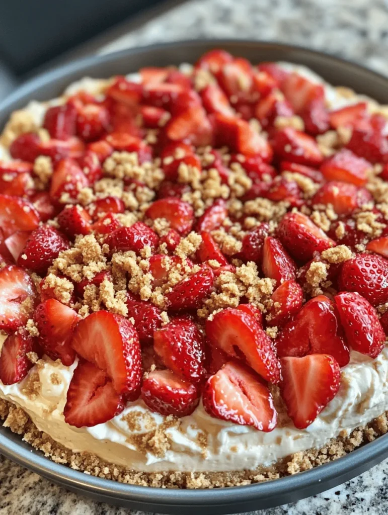 In the realm of desserts, no-bake options have surged in popularity, especially among those looking for a quick yet satisfying treat. No-bake desserts offer an ideal solution for warm weather or busy schedules, allowing you to whip up something enticing without the need for an oven. One such delightful creation is the No-Bake Strawberry Crunch Cheesecake—a dessert that not only pleases the palate but also captivates the eye with its vibrant colors and textures.