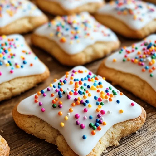 Cookies hold a special place in the hearts and kitchens of many, evoking memories of baking sessions with family or friends, school lunches, and cozy evenings spent enjoying a warm treat. Among these delightful confections, cookies have become a canvas for creativity, allowing bakers to experiment with flavors, textures, and fillings. In the realm of nostalgic sweets, few items resonate as deeply as Pop Tarts. These iconic pastries have captured the imaginations and taste buds of generations, and now, we’re bringing that familiar essence into cookie form with our Brown Sugar Pop Tart Cookies.