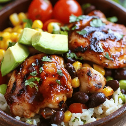 In recent years, rice bowls have surged in popularity across contemporary cuisine, becoming a staple in both casual dining and gourmet restaurants alike. Their versatility and convenience make them an ideal choice for busy individuals and families looking for nutritious and satisfying meals. Among the myriad of rice bowl options available, Honey Chipotle Chicken Rice Bowls stand out as a vibrant and flavorful choice that caters to a variety of taste preferences. This recipe artfully combines the succulent richness of chicken, aromatic jasmine rice, and fresh toppings, resulting in a dish that is as appealing to the eye as it is to the palate.