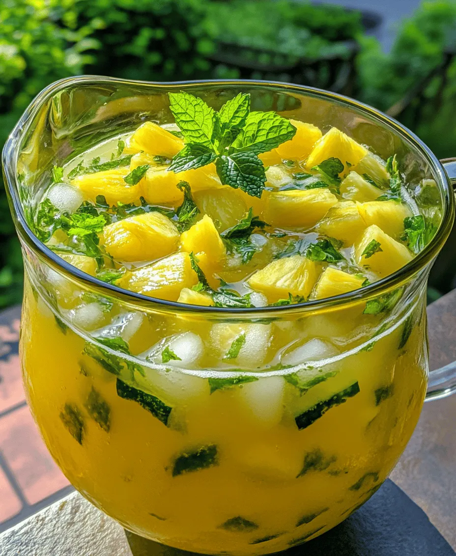 As the sun shines brightly and the temperatures rise, there's nothing quite like a refreshing beverage to cool you down. Enter the Pineapple Lemonade Punch, a vibrant and delightful drink that brings together the zesty tartness of fresh lemons with the sweet, tropical flavor of ripe pineapple. This punch is not just another drink; it's a celebration of summer encapsulated in a glass. Whether you're hosting a backyard BBQ, planning a birthday party, or simply enjoying a lazy afternoon on your patio, this punch is the perfect companion to quench your thirst and elevate your mood.