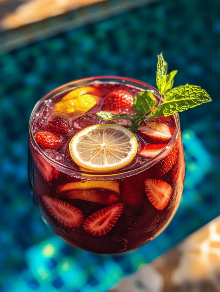 At the heart of this exquisite drink lies hibiscus tea, derived from the dried petals of the hibiscus flower. With its deep crimson hue, hibiscus tea is as visually appealing as it is flavorful. Its tart and slightly floral taste serves as a perfect base for a refreshing beverage. Historically, hibiscus tea has been enjoyed across numerous cultures, from North Africa to the Caribbean, often served as a cooling drink during the sweltering heat.