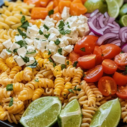 As the summer sun shines down and outdoor gatherings begin to fill the calendar, a refreshing dish that captures the essence of vibrant flavors is essential. Enter the Easy Mexican Street Corn Pasta Salad—a delightful fusion that draws inspiration from the beloved Mexican street corn, or "elote." Traditionally served on cob, elote is slathered in creamy sauces, sprinkled with cheese, and finished with a squeeze of lime—transforming simple ingredients into an unforgettable culinary experience. This pasta salad captures all those quintessential flavors while offering a new twist that's perfect for picnics, barbecues, and potlucks.
