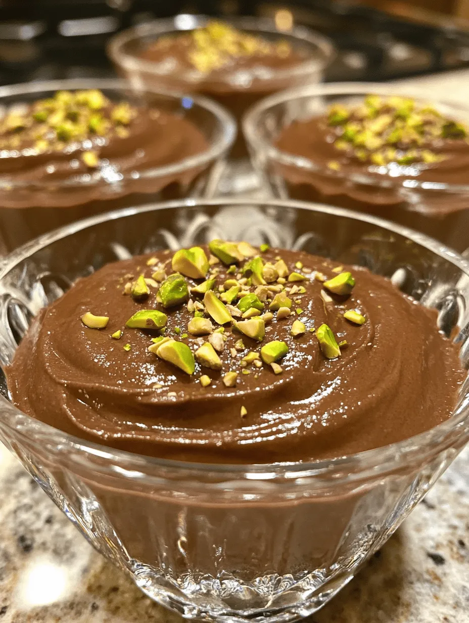 In recent years, vegan desserts have surged in popularity, captivating the taste buds of both plant-based enthusiasts and traditional dessert lovers alike. As more people are becoming health-conscious and environmentally aware, the demand for vegan options has skyrocketed. This shift has paved the way for innovative recipes that not only cater to dietary preferences but also deliver on flavor and indulgence. One such delightful creation is the Heavenly Vegan Chocolate Mousse with Pistachio Crunch.