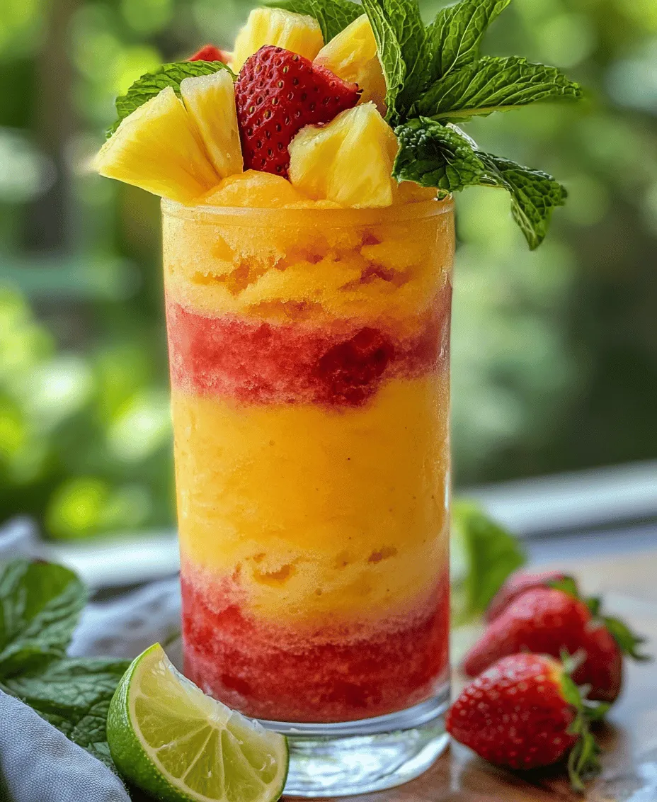 As the sun shines brightly and temperatures rise, nothing quite hits the spot like a cool, refreshing slushie. This iconic summer treat has been a favorite for generations, capturing the essence of fun, relaxation, and sunny days. Whether at a carnival, beachside shack, or homemade on a hot afternoon, slushies evoke feelings of nostalgia and joy. Among the plethora of flavors, one combination stands out for its vibrant colors and delectable taste: Pineapple Strawberry Swirled Slushies.