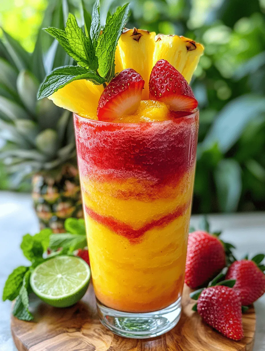 As the sun shines brightly and temperatures rise, nothing quite hits the spot like a cool, refreshing slushie. This iconic summer treat has been a favorite for generations, capturing the essence of fun, relaxation, and sunny days. Whether at a carnival, beachside shack, or homemade on a hot afternoon, slushies evoke feelings of nostalgia and joy. Among the plethora of flavors, one combination stands out for its vibrant colors and delectable taste: Pineapple Strawberry Swirled Slushies.